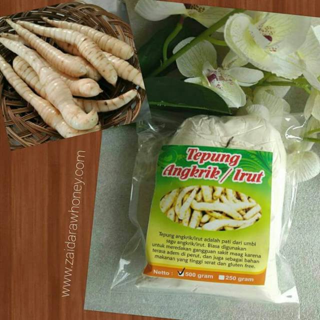  Tepung  Angkrik Pati  Irut Kerut Garut GLUTEN FREE 500 gr 