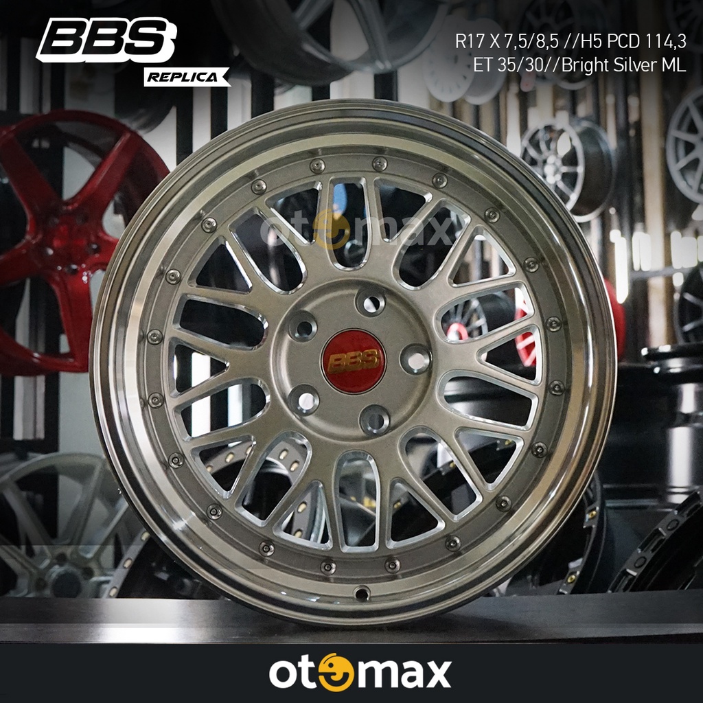Velg Mobil BBS LM Ring 17 H5 Bright Silver ML