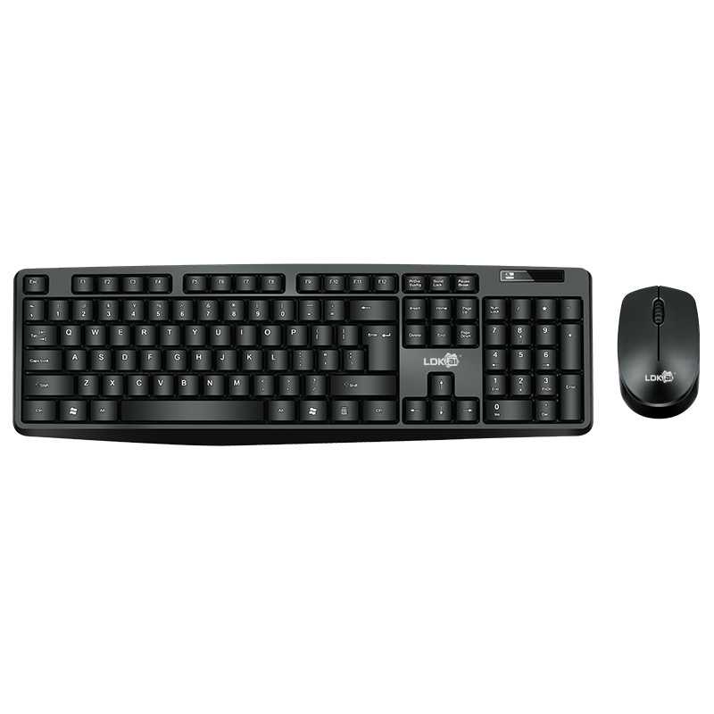 Wireless Keyboard Mouse Combo Set Ergonomic 2.4GHz