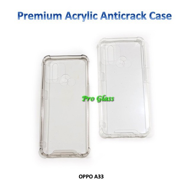 OPPO A33 / A53 Anticrack / Anti Crack / ACRYLIC Case Silicone Premium