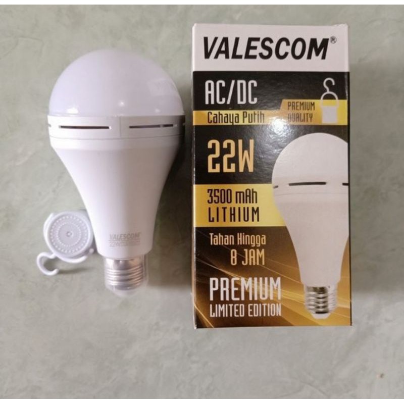 Bohlam emergency 22 Wat Valescom Lampu Sentuh Premium 2000Mah // PROBESS