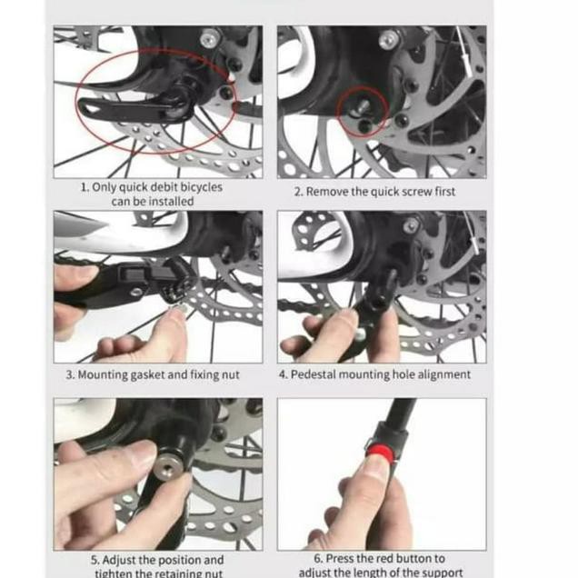 Jaminan-573  standar sepeda QR lipat fnhon gust element troy evergreen maximus