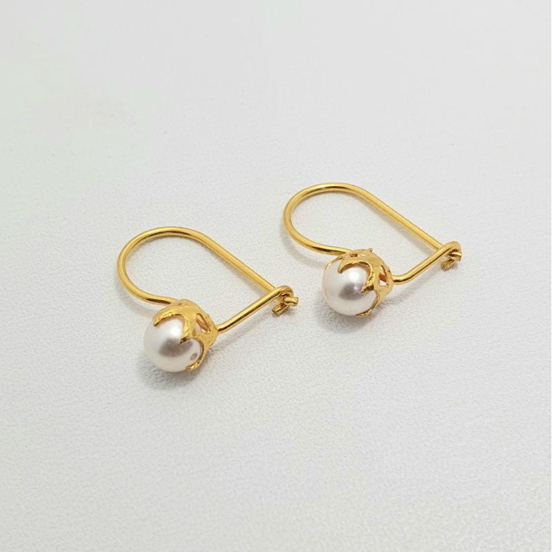 Anting Desi Emas Muda Mata Mutiara 1 Gram