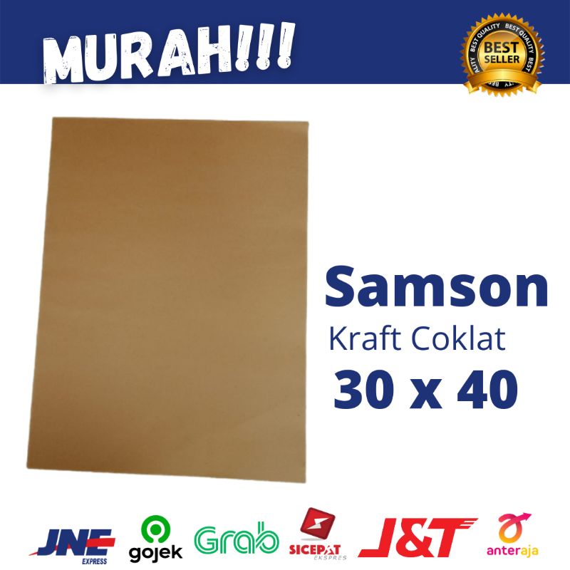 

Kertas Samson 80gr 30x40cm Tebal Polos(isi 250 lembar)