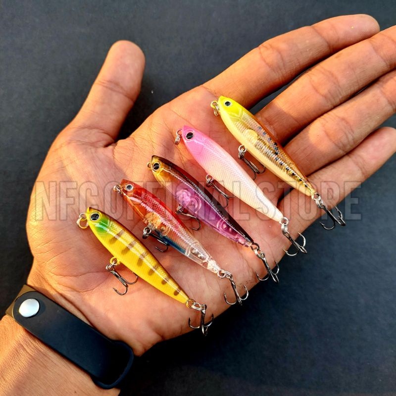 Lure Mini Pencil floating 6 cm 3,5 gram WTD Auto Geol BEST KILLER ACTION replika ZEREK