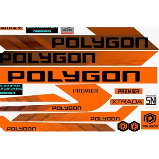 Paling Diminati Decal stiker sepeda polygon  PREMIER 5 