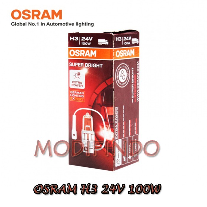 Bohlam lampu H3 24V 100W Osram Original