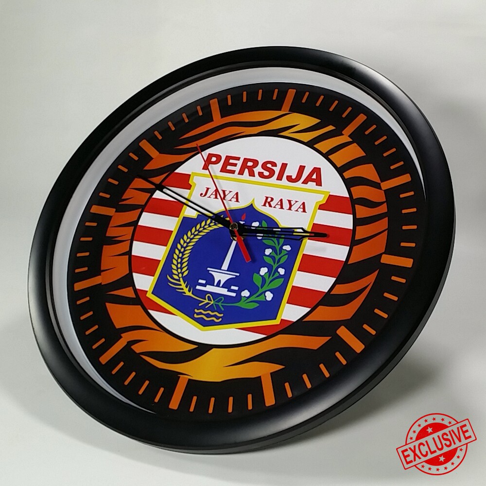 (ISTIMEWA BOSSQUE) JAM DINDING CUSTOM PERSIJA TIPE-3