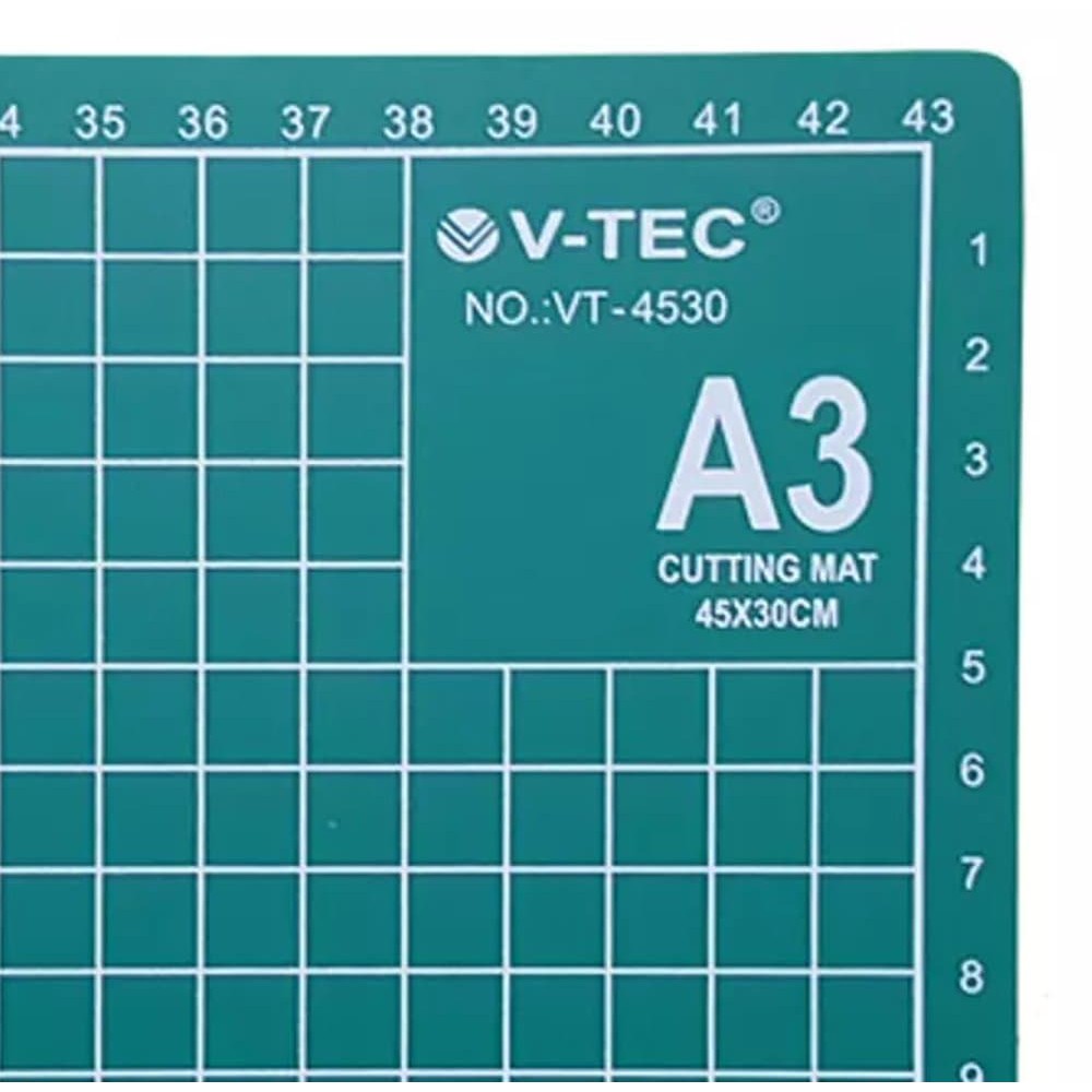 

Cutting Mat V-TEC A3 atau A4 / Alas Potong Matt Ukuran A3 atau A4