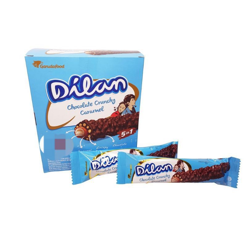 

Gery Dilan Crunchy choco caramel 1 Box isi 12