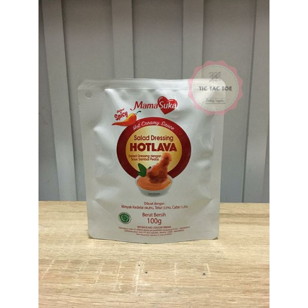 Mamasuka Salad Dressing Hot Lava 100gr / Salad Dressing Hot Lava