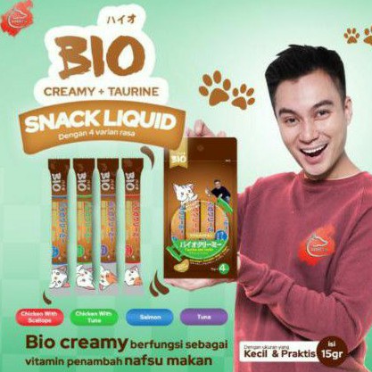 BAIM WONG SNACK KUCING | Bio Creamy Snack Liquid 60gr