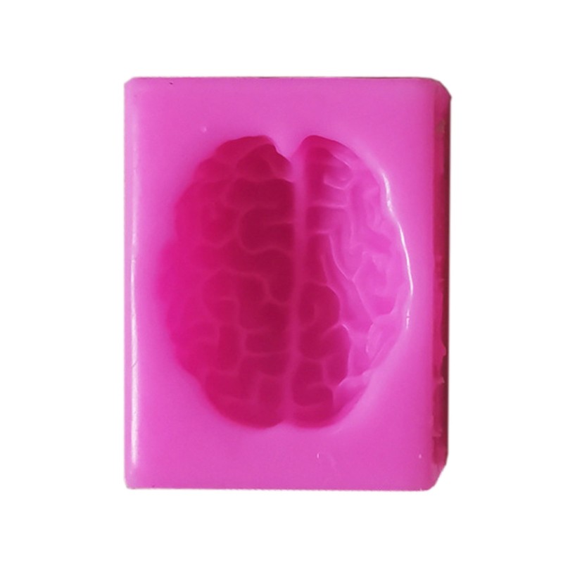 Cetakan Resin Epoksi Cerebrum Handmade Diy Bentuk Kepala Otak Bahan Silikon Untuk Seni Kerajinan