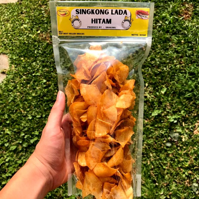 

SINGKONG LADA HITAM ALA SNAKING Netto 185gr
