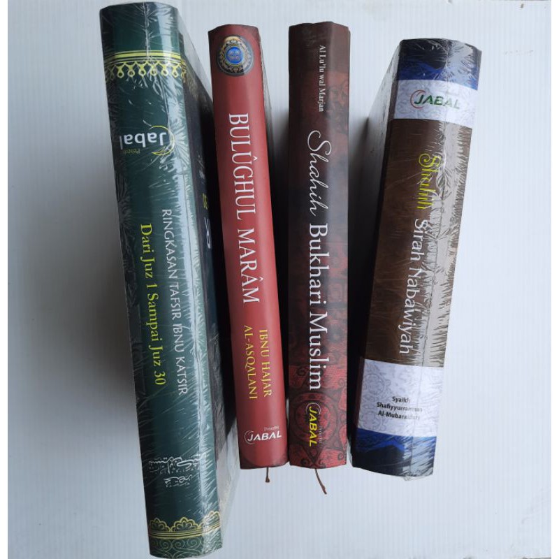 Paket buku Agama shahih Bukhari Muslim bulughul Maram Sirah Nabawiyah tafsir Ibnu Katsir jabal