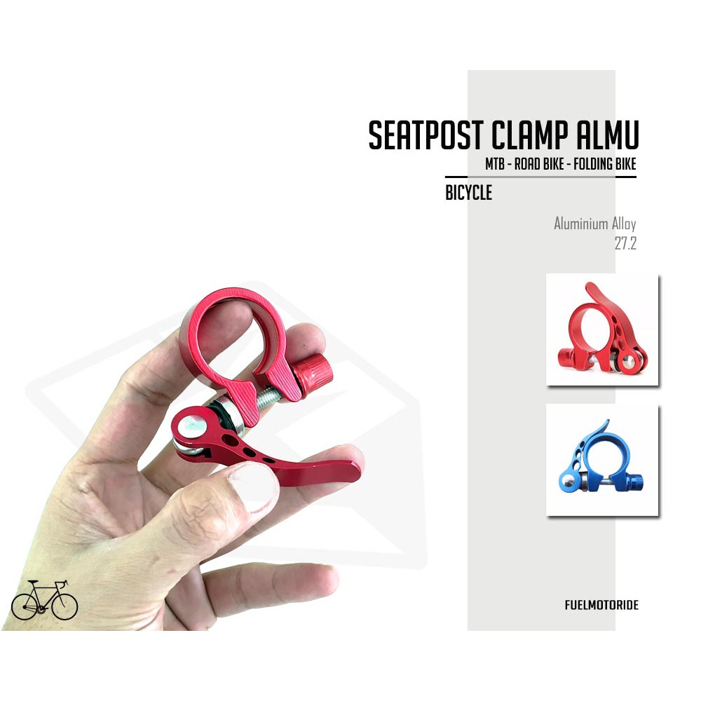 Seatpost Seat Clamp Sepeda Aluminium Alloy 27.2 MTB Roadbike united pacific polygon federal dahon fn