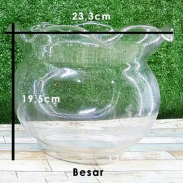 Vas Kaca Cumi Ukuran Besar / Terrariun Kaca / Aquarium Kaca