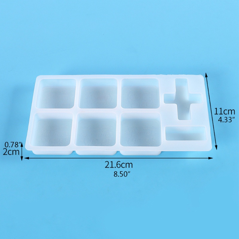 Siy Inggris Seal Epoxy Resin Cetakan Perhiasan Casting Silicone Mold DIY Kerajinan Plester Membuat Alat