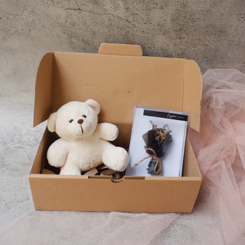 

flower card gift box black