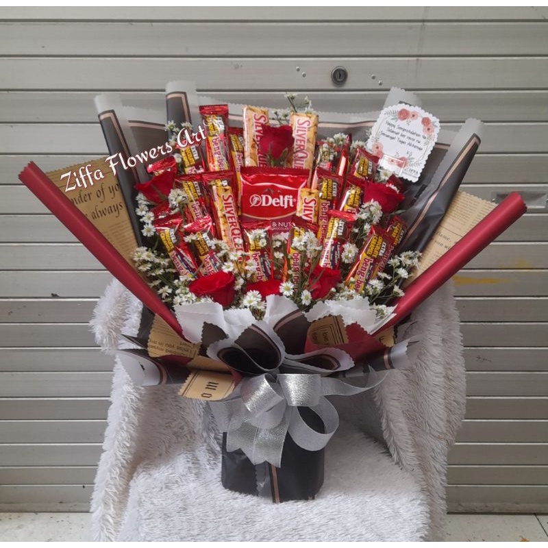 Buket Coklat Jumbo / Buket Wisuda / Buket Ultah.