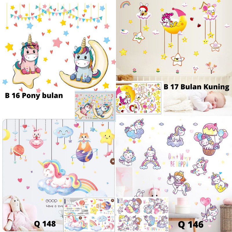 P1 WALLSTICKER WALL SETIKER STIKER STICKER DINDING MY LITTLE LITLE KUDA PONY PONI UNICORN TEMPELAN WALLPAPER WELPAPER WALPAPER HIASAN DEKORASI DECOR RUMAH RUANG KAMAR TIDUR ANAK ANAK COWOK CEWEK COWO CEWE PREMPUAN HIASAN TEMBOK ANIMAL KERETA LUCU KEKINIAN