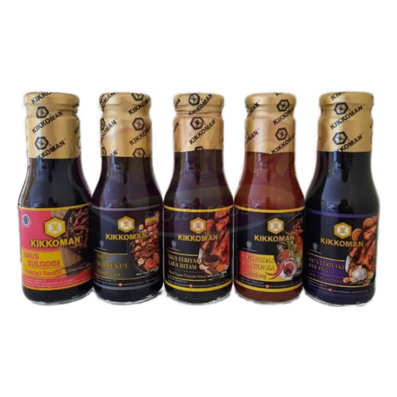

KIKKOMAN Saus Tiram Barbeque Bulgogi Gochujang Teriyaki Lada Hitam Teriyaki Bawang