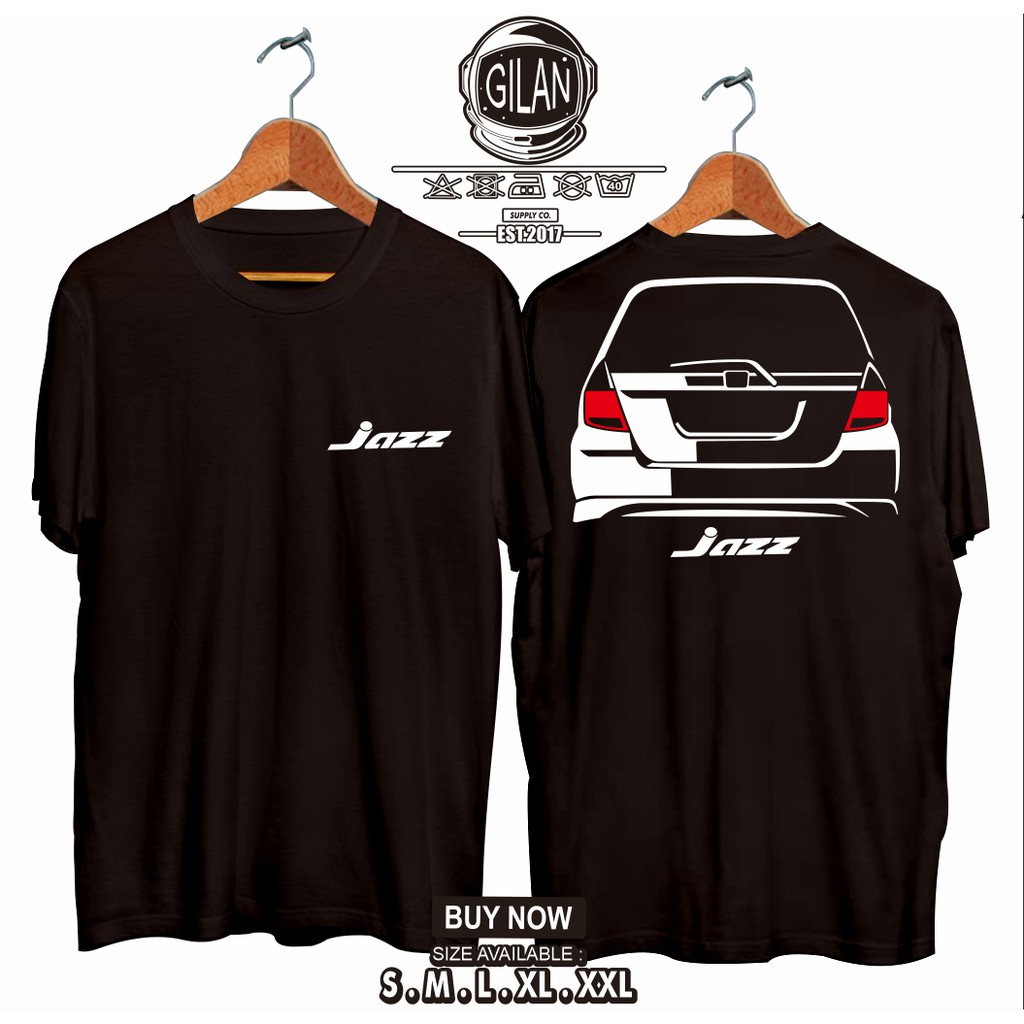 KAOS HONDA JAZZ GD3 GD 3 REAR TSHIRT BAJU OTOMOTIF -