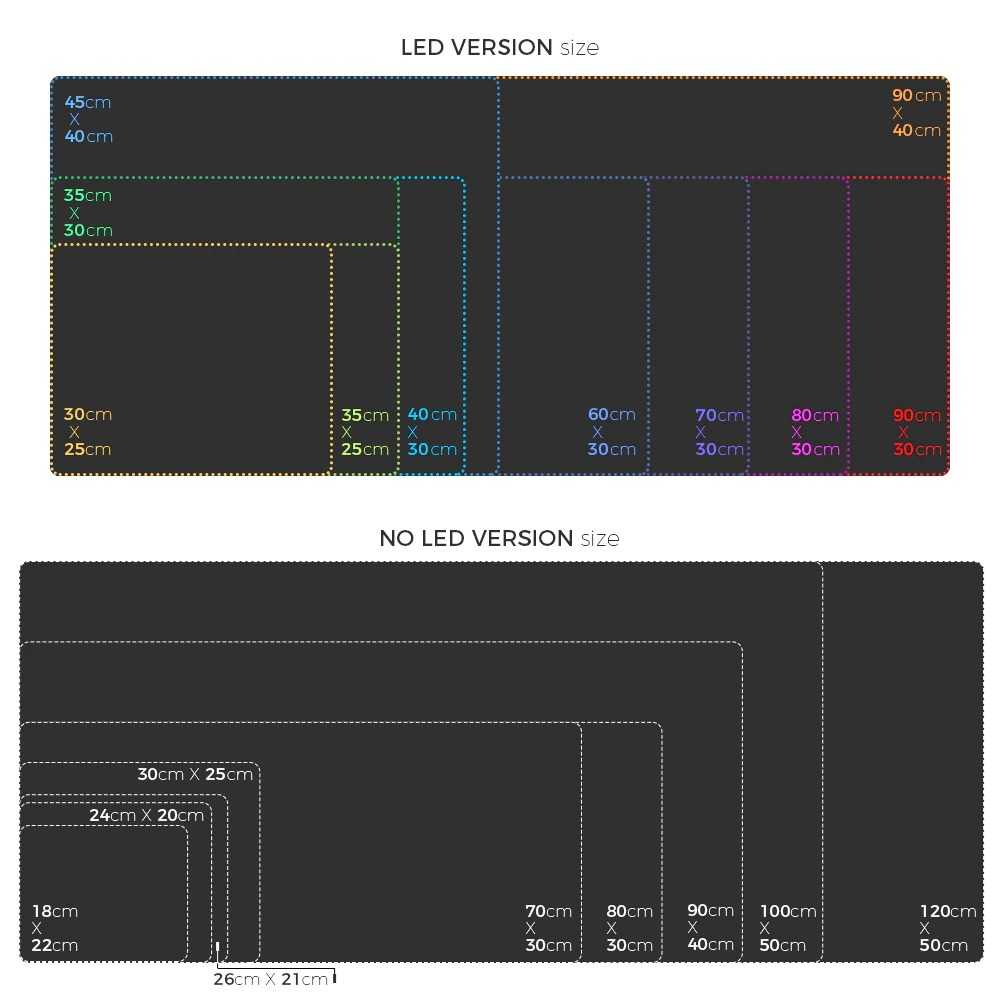 IDN TECH - Stonks Gaming Mouse Pad XL RGB LED 400 x 900 mm - RGB-01