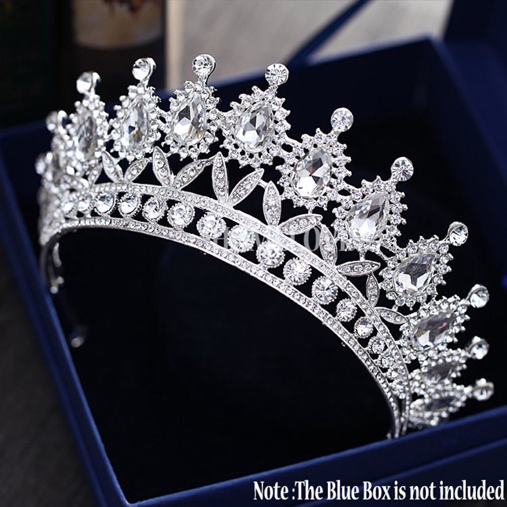 Rhinestone Crystal Wedding Crown Bride Tiara Princess Queen Diadem