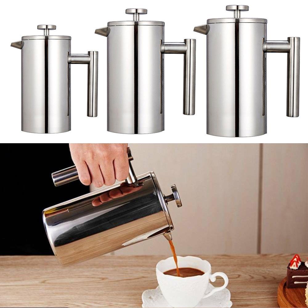 Suyo Alat Pembuat Kopi French Press 3 Level Bahan Stainless Steel 304