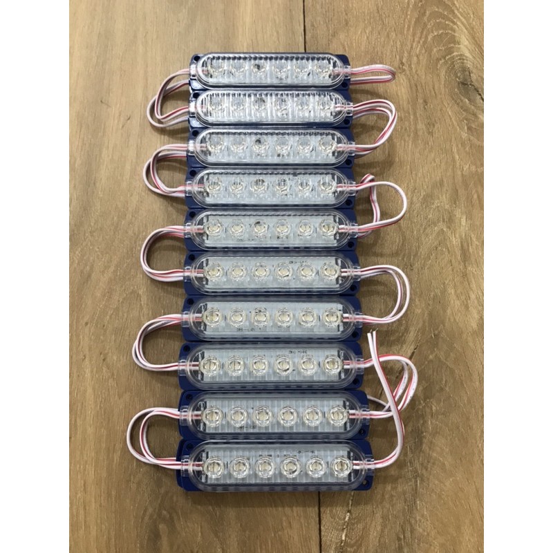 Lampu LED Modul 6 Mata Ultrasonic 12Volt (1x6)