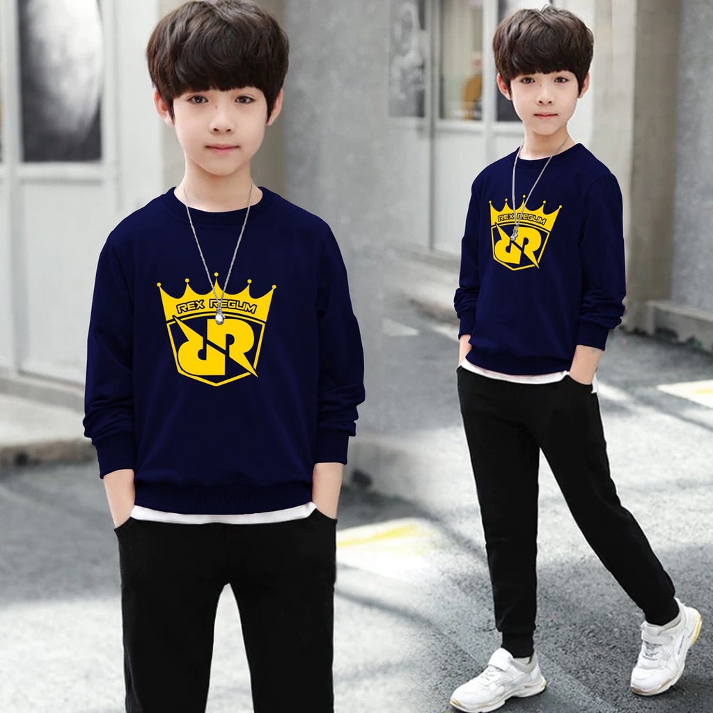 Switer RRQ Terbaru / Sweater Anak Laki-laki /  Sweeter Gaming Bahan Babyterry / FLAVA_STORE