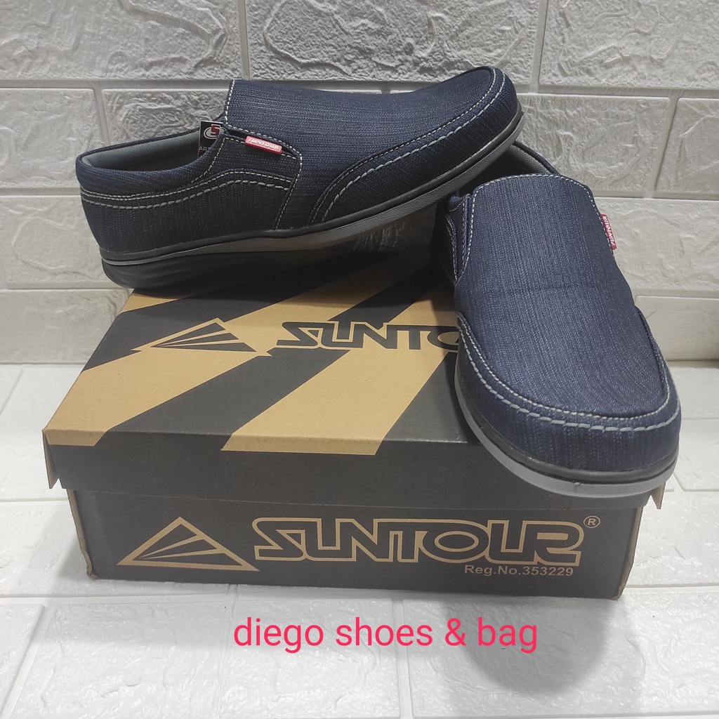Sepatu Trendy Suntour Navy KA 802