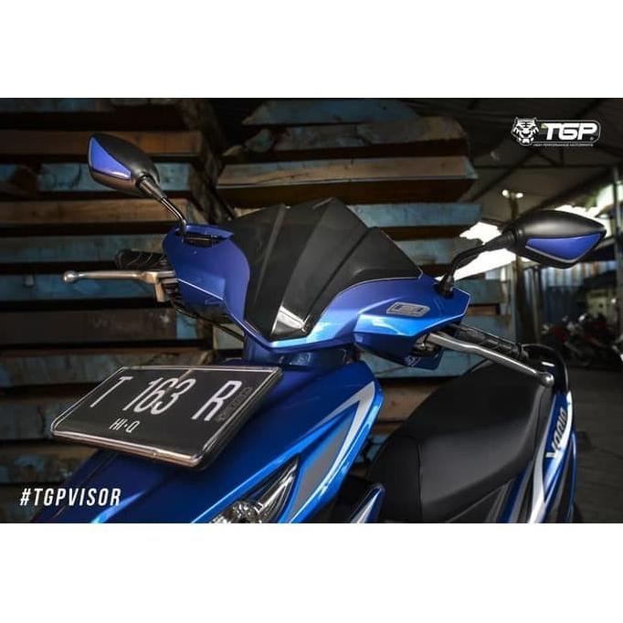Dudukan Plat Nomor Motor Edge Aksesoris Variasi Beat Vario Nmax Aerox