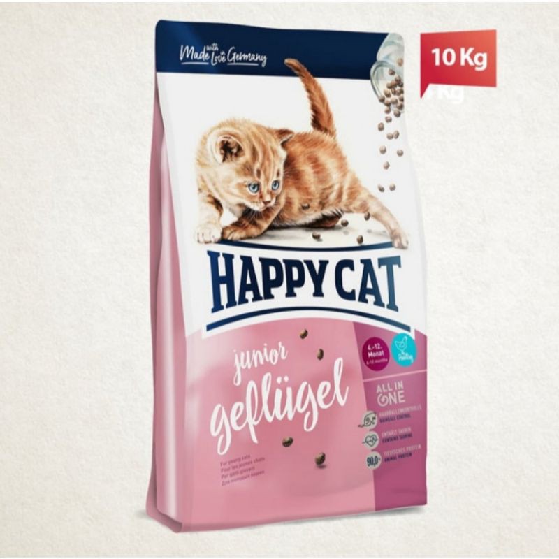 Gojek Happy Cat junior 10kg | Happy Cat junior Geflugel 10kg | kucing