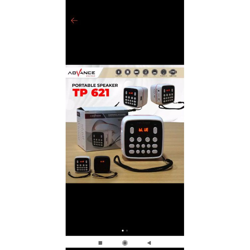 Advance speaker bluetooth TP 621 speaker murottal Al-Qur'an