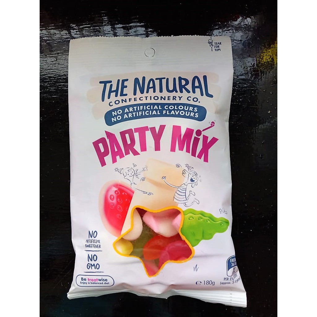 

TNCC SOFT JELLIES PARTY MIX 180 GR / JELLI RASA DENGAN CAMPURAN RASA DAN BENTUK /PERMEN JELLI