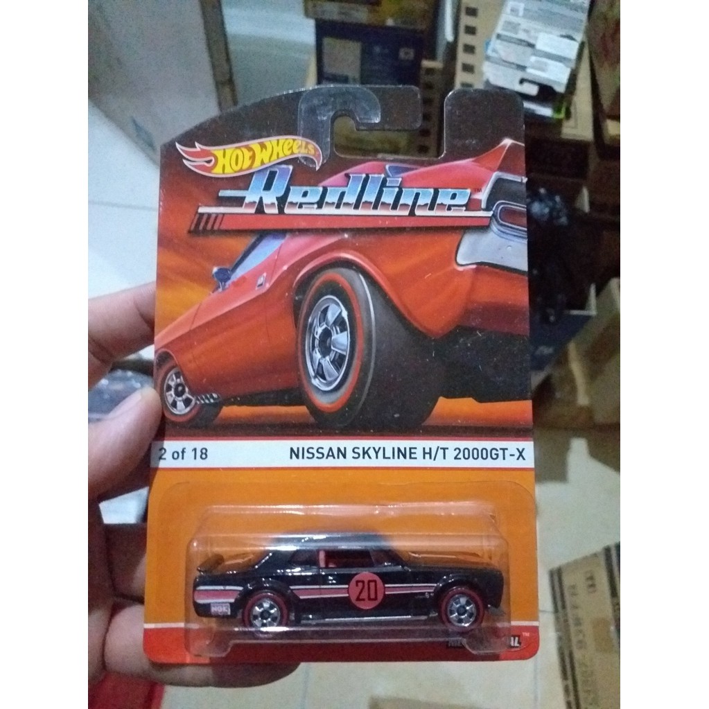 HOT WHEELS REDLINE NISSAN SKYLINE H/T 2000GTX HAKO HITAM