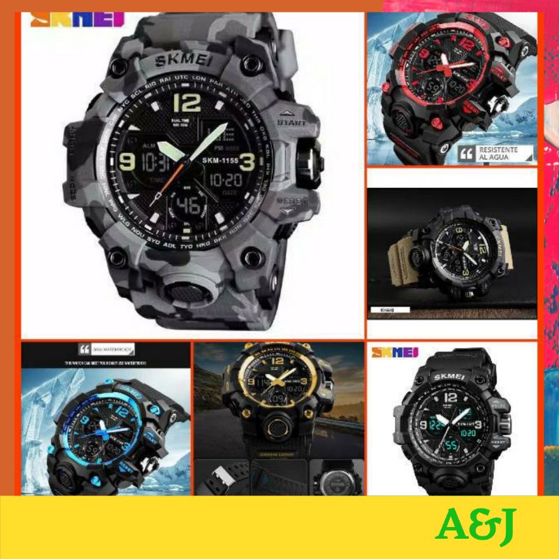  COD JAM TANGAN PRIA SKMEI  1155B ALL VARIANT Shopee 