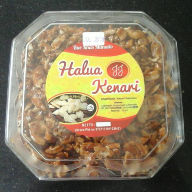 

Halua Kenari Khas Manado Sulawesi Utara Merk.JJ sedang