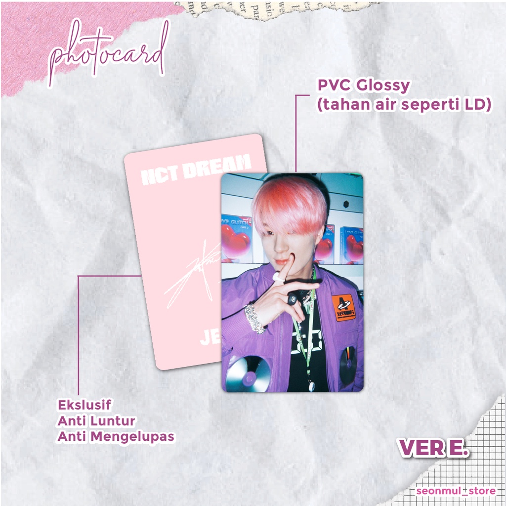 BEST SELLER!!! PHOTOCARD PC JENO PINK HAIR / PHOTOCARD PC JENO HOODIE / PHOTOCARD PC JENO BOBOAN / PHOTOCARD PC JENO GLIMO