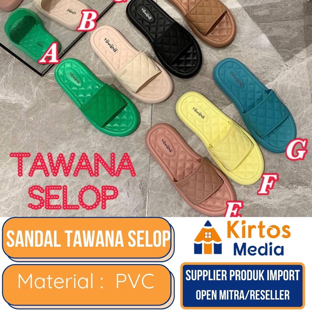 [ IMPORT ] Sandal Tawana Selop