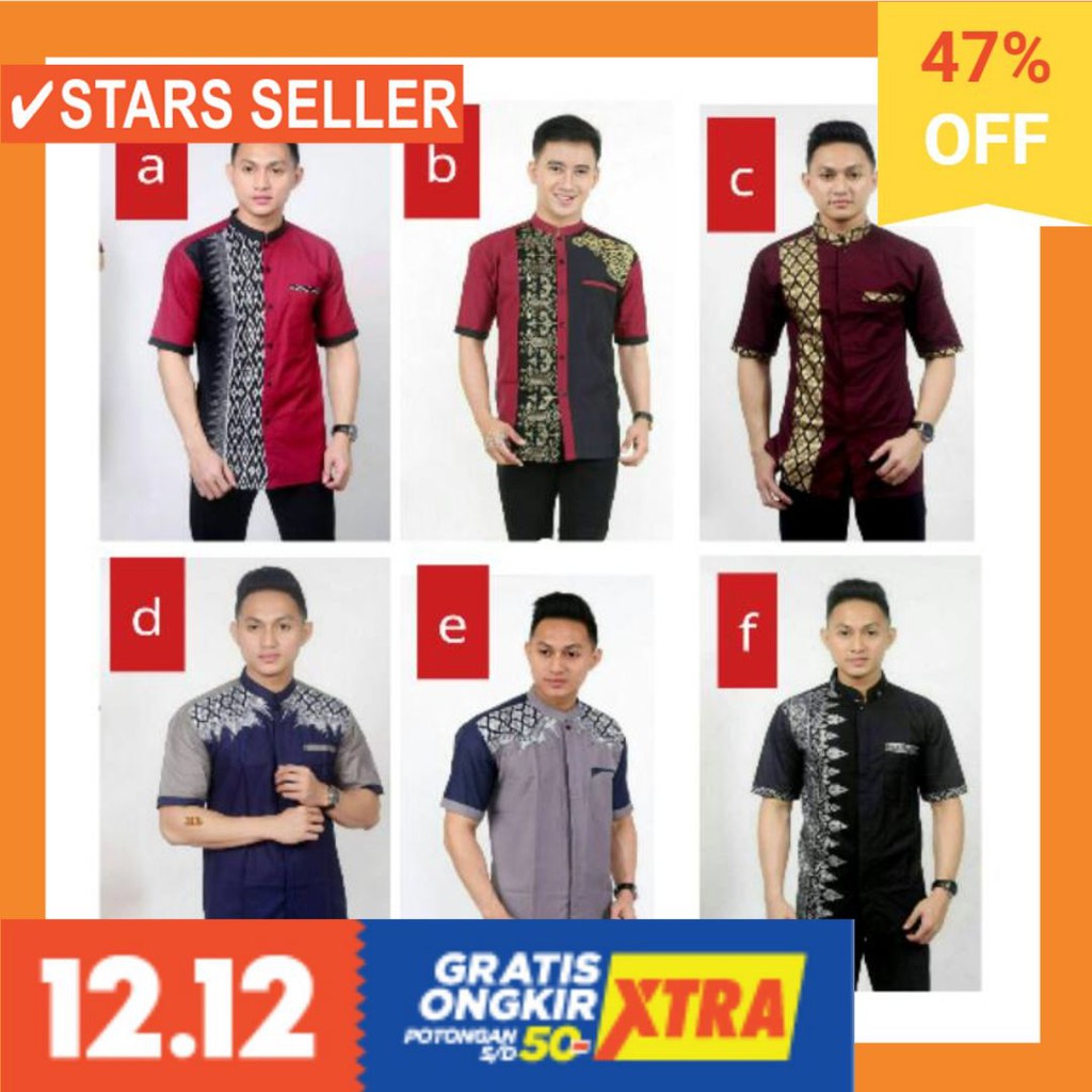 PAKAIAN MUSLIM TERBAIK PALING ANAK ORANG TUA PINK MURAH / KOKO BATIK HEM - TERBBAIK