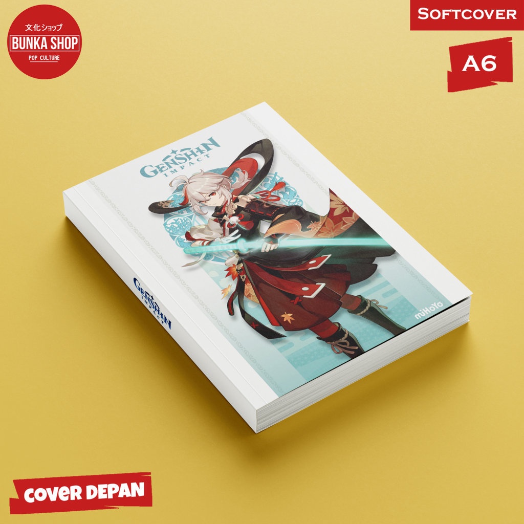 

Pocket Note Game Genshin Impact Kaedehara Softcover A6 Buku Tulis Catatan Notes Agenda Planner Jurnal