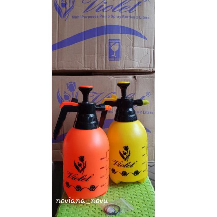 h7 EWA SEMPROTAN HAND SPRAYER POMPA TABUNG UKURAN 2 LITER VIOLET UNTUK BURUNG TANAMAN DESINFEKTAN SY