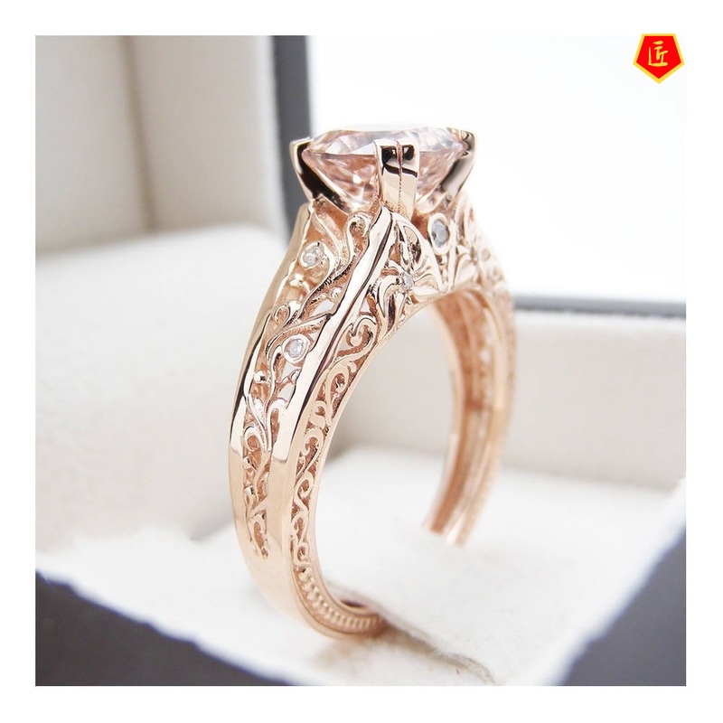 [Ready Stock]Fashion Personalized Diamond Pattern Ring