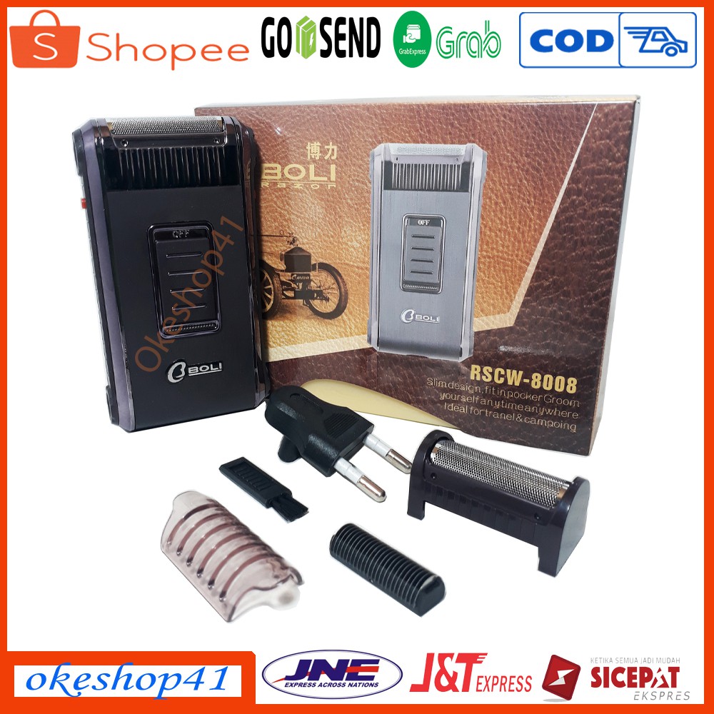 Boli Razor Shaver RSCW-8008 Alat Cukur Kumis Dan Jenggot