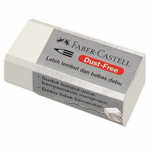 

Penghapus Pensil Faber Castell Ujian Dust Free Eraser Hitam / Putih