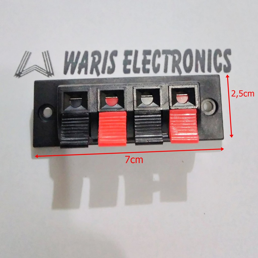 terminal box amplifier 4pin 7x2,5