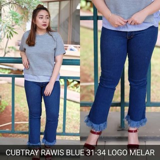  Celana  Jeans Cutbray  Rawis  Wanita  Cutbray  Jeans Jumbo 